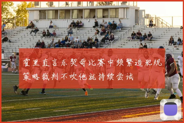 霍里直言东契奇比赛中频繁造犯规策略裁判不吹他就持续尝试